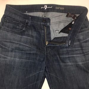 Sevenfor all mankind straight leg jean 32w / 29.5L